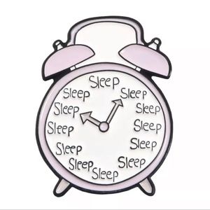 New Sleep Clock Brooch gift